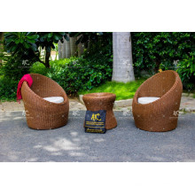 Ensemble de café Poly Rattan de conception exceptionnelle pour jardin extérieur du Vietnam